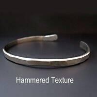 Hammered Cuff Bangle Bracelet