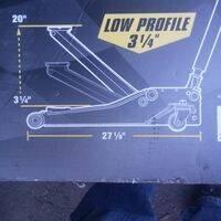 Floor Jack Low Profile 3 Ton Heavy Duty Quick Lift