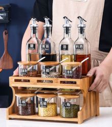 spice & oil bottle and storage set