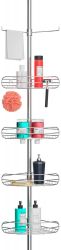 shower tension pole caddy