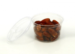 disposable bowls trays recycled PET clear plastic 