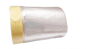 protective polyethylene film with painting tape