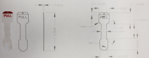 CR2032 batteries pull tab