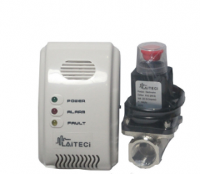 gas leak detector home with solenoid valve