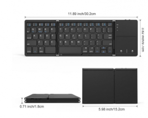 Mini Wireless Keyboard Color: Black White Model: