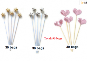 Acrylic Happy Birthday Cake Toppers (Gold, Silver,