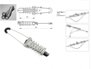 DR1600 Low voltage Aluminium anchor clamp/dead end