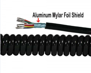 Spiral Wire Shielded Cable 4 wire