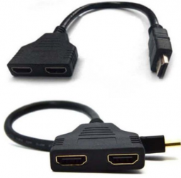 HDMI Bi-directional switch / splitter. 1 in 2 out 
