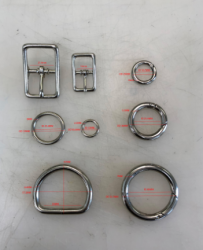 High Grade Alloy Rectangle Adjustable Metal Pin Bu
