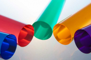 Colored acrylic extruded PMMA plastic rod