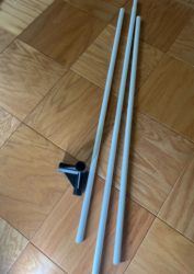 metal tubes with plastic triangle part