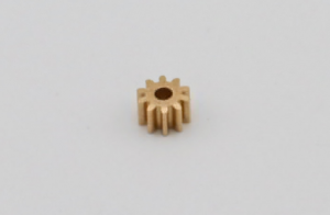Brass milled gears Modul 0,5 / 10 tooth