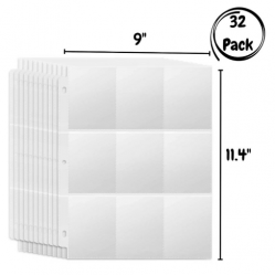 9-Pocket Silver Series Standard Size Photo card Sl