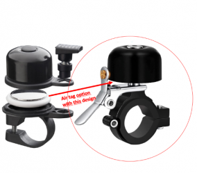 bike bells with tracking option (AirTag)