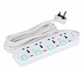 CE socket extension, 4 Way Power Extension Cord, 4