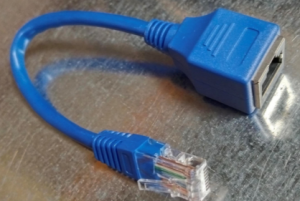 RJ45 cable male to female_color blue_length 20cm (