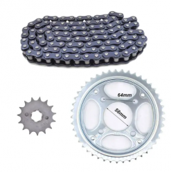 Durable Motorcycle Sprocket And Chain Kit Sets 428