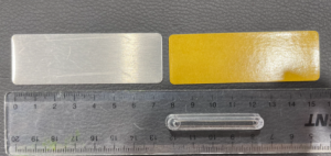 Blank Name Tag Badge Aluminum Sublimation 75mm