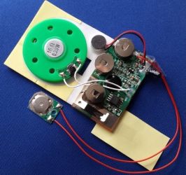 DIY Greeting Card Voice Sound Module 60s Light Con