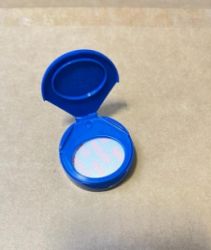 flip flap cap with induction seal