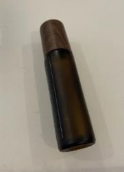 Matte black 10ml roll on bottle for essential oil 
