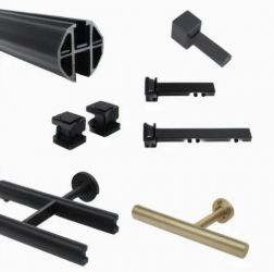 Wholesale Curtain Accessories H-Rail brackets and 