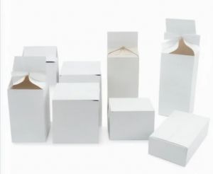 Customized Product Packaging Small White Cardboard