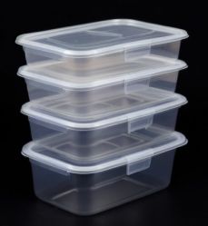 Hot Food Disposable Plastic bento lunch boxTakeawa