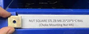 Rectangular Nut - Steel Zinc Plated