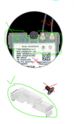 plastic bracket / cover / holder for wifi card ant