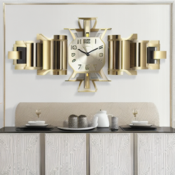  95*45cm Luxury 3d wall hanging decor clock modern
